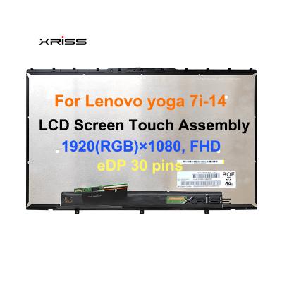 Китай For Lenovo Yoga 7-14ACN6 7-14ITL5 LCD Laptop Display Touch Screen Assembly 5D10S39740 5D10S3 продается