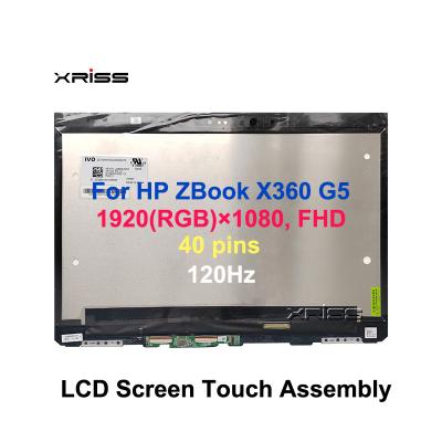 China 15.6 LCD LED Touch Screen Assembly para HP ZBook Studio x360 G5 FHD 40 pin à venda