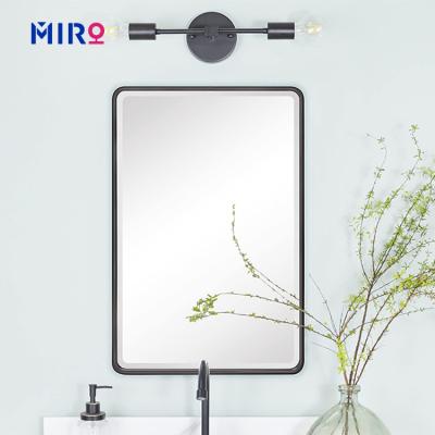 China GlassShelves Modern Wall Mounted Internal Hardened White Minimalist Chandelier Bathroom Mirror With Storage Cabinet for sale