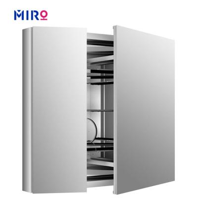 China MIRO Fashionable Modern Wall Mounted Illuminated Bathroom Mirror Cabinetd for sale