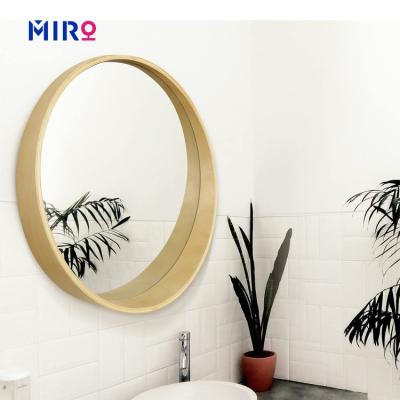 China Gradesoli Custom Magnifying BathroomHigh Wall Mounted Woodexplosion Proof Bathroom Mirror for sale