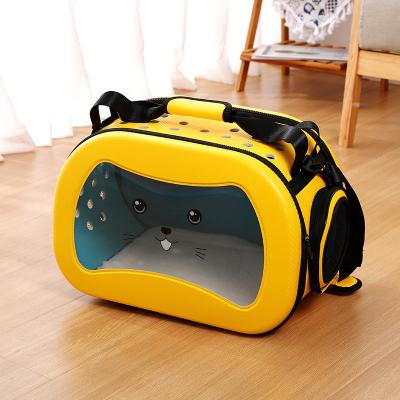 China Large Capacity Portable EVA Travel Cat Carrier Sling Dog Cat Shoulder Bags Portable Foldable Breathable Pet Bag for sale