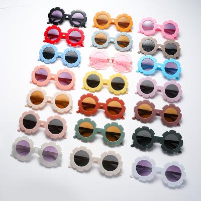 China Fashion sunglasses 2022 kids flower sunglass shape to child shade high quality sunglass cute kids eye sunglasses kids for sale