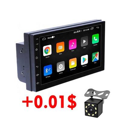 China Universal 7 inch HD GPS Universal 7 Din Android Car Radio 2 Touch Screen Player GPS Navigation BT WIFI Radio Player for sale