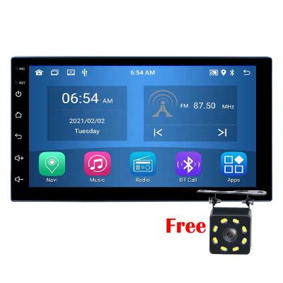 China Inch 2din Dvd 1024x600 Car Radio GPS Android 10 7 Gps Navigation BT Usb 2 Din Universal For Nissan Vw Toyota Peugeot Player for sale