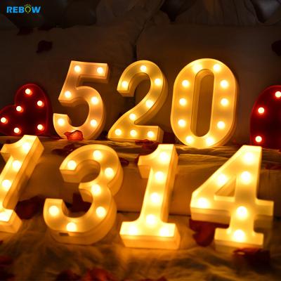 China Waterproof Marquee Letter Lighted Sign Led Light Up Lights Letter For Birthday Party Celebration Customized for sale