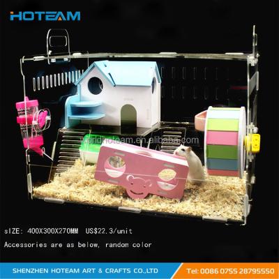 China Sustainable Custom Acrylic Pet Hamster Cages For Sale for sale