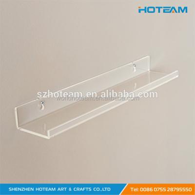 China Acrylic Clear Wall Mount Hanging Acrylic Corner Display Stand for sale