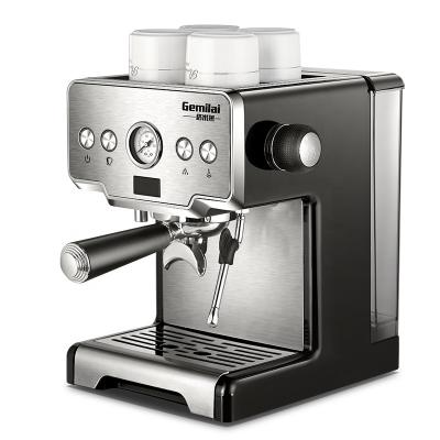 China Household Commercial Manual Portable Ground Machines for Small 15 Bar Coffee Espresso Coffee Maker for sale