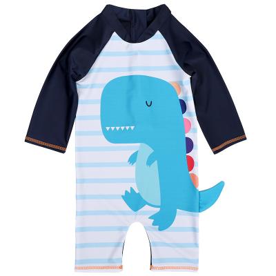 China High Quality Reversible Children's Cartoon Print Designer Swimsuit Baby Boy One-Piece Swimwear Swimwear for sale