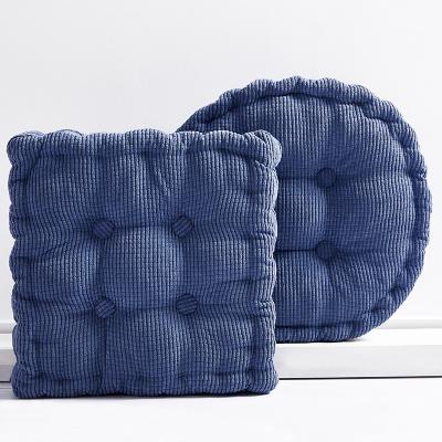 China Folded all season hot sale hotel square cushion home multicolor and circle hip filled with pearl wool thickening cushions for sale