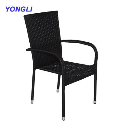 China Waterproof Warm PE Products Outdoor Wicker Chair Garden Furniture Patio Small Space Use for sale