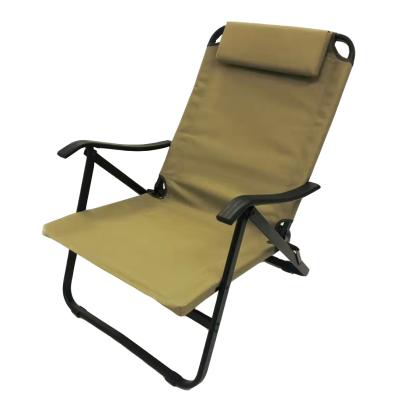 China Hotel Aluminum Chair Portable Folding Easy Carry Easy Carry Chair For Patio Oxford Cloth for sale