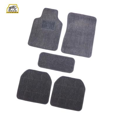 China Universal Equipment Car Accessories OEM Floor Mat Factory Direct Wholesale Universal Anti Skid Mat Car Mats With Nail Backing And Heel Pad for sale