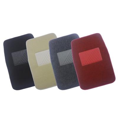 China Universal Car Mats Factory Universal Textile Carpet Mat Set 5PCS Equipment Auto Accessories With Anti Slip Nail Bottom for sale