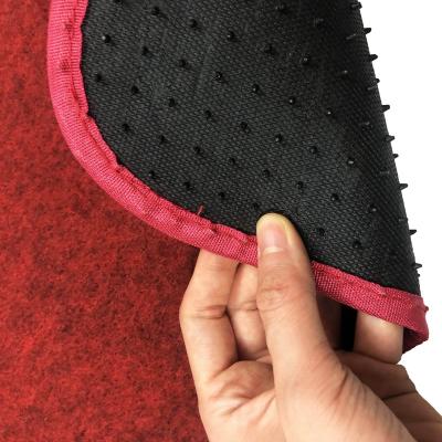 China Guangzhou Universal Interior Factory Car Equipment Waist Mats Wholesale Universal Car Floor Mats With Seed Holder for sale