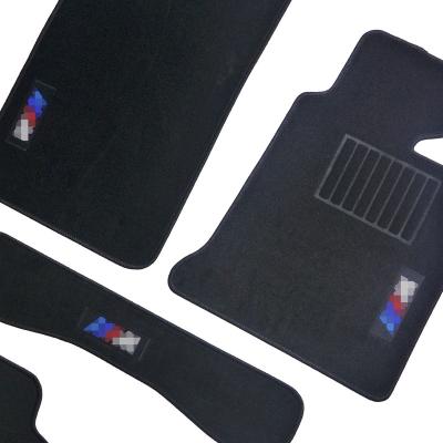 China Custom-Fit Haiheng Car Accessories Customized Velvet Carpet Car Floor Mats With Anti Slip Backing For BMW E39 Right Hand Drive for sale