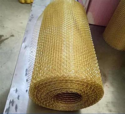 China Rust resistant and saline resistant. 20 40 Mesh No Magnetic H65 Brass Mesh Cloth For Chinaware for sale