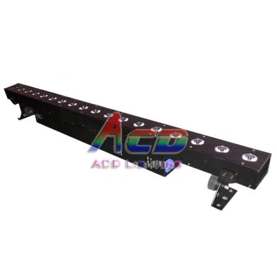 China 6in1 theme park rgbwauv 1meter housing cladding 18*6in1 led stage effect cladding wall washer dj effect bar light for sale