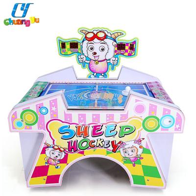 China Metal And Wooden Coin Operated Mini Ice Air Hockey Ticket Redemption Table Game Machine for sale