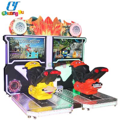 China Coin Operated Metal Simulator Racing Car Arcade Video Motor Gp Game Driving Machine For Sale for sale