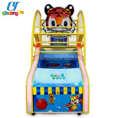 China Mini indoor kids street basketball shooting arcade game machine for sale W830*D1640*H1750 mm for sale