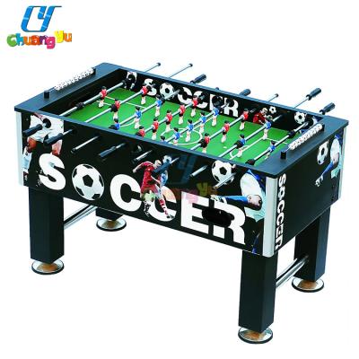 China Custom Metal and Wood Huang Guan MDF Sports Games Kids Foot Foosball Mini Soccer Baby Table for sale