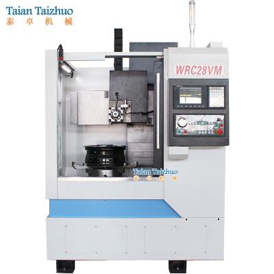 China WRC28VM machinery repair shops VIXA alloys Taian Taizhuo wheel lathe wheel repair machine for sale