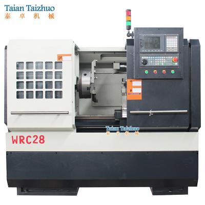 China WRC28 AWR Machinery Repair Shops Wheel Lathe CNC Lathe Machine / Alloy Wheel Repair CNC Lathe Machine for sale