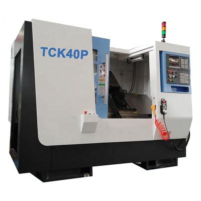 China TCK40P Metal CNC Lathe Haas Hydraulic CNC Lathe Machining Machine China Chuck Slant Bed With Good Price for sale