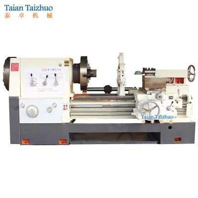 China Manual Machinery Repair Shops Q245 Pipe Cutting Wire Lathe With 4 Jaw Chuck for sale