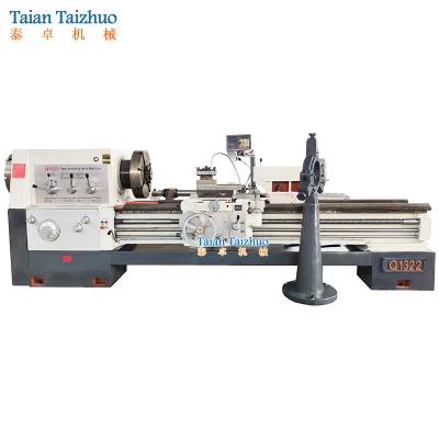 China Machinery Repair Shops Q1322 Pipe Threading Lathe Machine Oil Country Lathe With Big Shaft Hole for sale