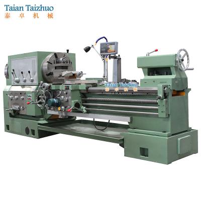 China Machinery Repair Shops Q1327 Pipe Threading Lathe Machine Oil Country Lathe With Big Shaft Hole for sale