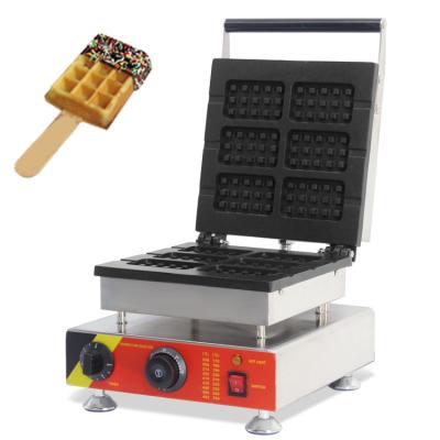 China Adjustable Thermostat Commercial Waffle Making Machine Waffle Cake Baker Waffle Machine For Vending for sale