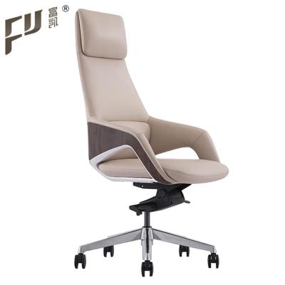 China Rotating FURICCO Modern Adjustable Swivel Height Leather Home Office Chairs Executive Office Chairs for sale