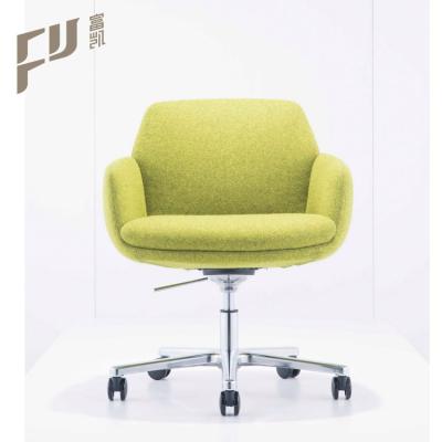 China (Height)Adjustable PU Leather Or Fabric Leisure Swivel Chairs For Office And Hotel for sale