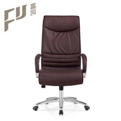 China Hot Sale Metal Executive Office Cheap Leather Chairs (Height) Adjustable for sale