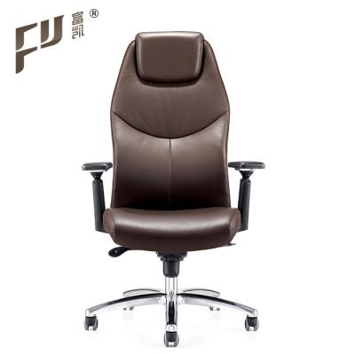 China Wholesale (Height)Adjustable Executive Manager Leather Desk Chairs Design for sale