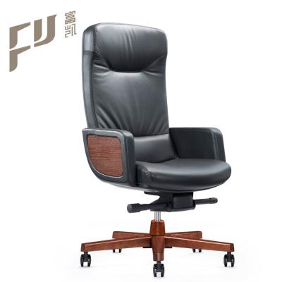 China Executive Chairs (Height) Adjustable Most Durable Leather Office Chairs for Heavy People for sale