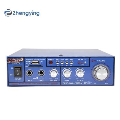 China Professional high power multi-function amplifier high fidelity level sound can be wirelessly connected with AV-168BT playback power amplifier for sale