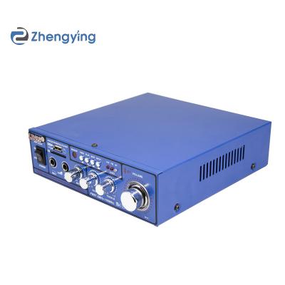 China 220v12v Mini Bt Mp 3 Strom 220v12v High Fidelity Karaoke Amplifier Audio Board U Disk FM Radio High Power Home Blue AV-168BT for sale