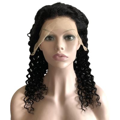 China Brazilian Healthy Comfortable Wholesale Deep Wave HD Transparent Wig Lace Frontal Wig Hair Vendors 4*4 13*4 13*6 for sale