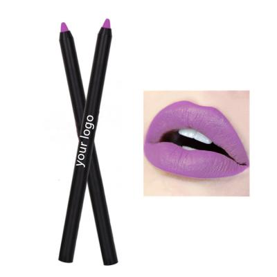 China Waterproof Matte Lip Liner Pencil Custom Private Label With 70 Colors Sexy Waterproof Makeup Cosmetics for sale