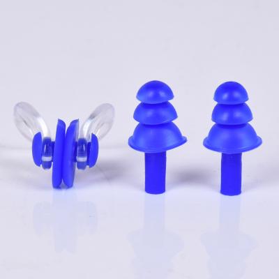 China Waterproof Silicone Anti-noise Swimming Nose Clip Diving Clip With Box for sale