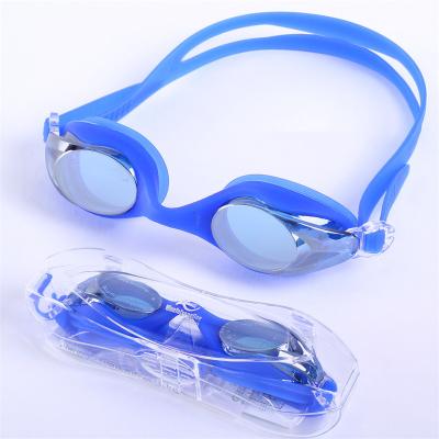 China Waterproof Professional Racing Swimming Goggles With PC Mirrored Lens For Man for sale