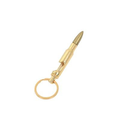 China Multi-function practical promotional soft hand feeling gift bullet prototype customized with bottle pendant opener beer bullet key chain for sale