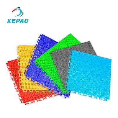 China Factory new product outdoor outlet kepao anti slip anti slip plastic flooring for outdoor basketball court outdoor basketball flooring zu verkaufen