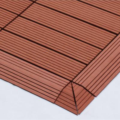 Cina Wholesale kepao durable direct sales garden wood-plastic co-extrusion non-slip private flooring durable for private garden in vendita