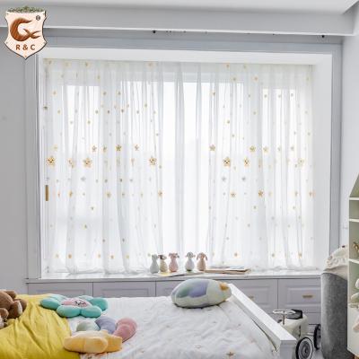 China Hot Selling Blackout Beautiful Balcony Practical Curtain Gauze, Pure Luxurious Decoration for sale