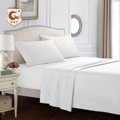 China Disposable Hot Sale Bed Sheet Luxury Bedding Set 100% Cotton for sale